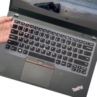 Imagem de Capa de teclado para Lenovo Thinkpad T14 Gen 2/1, E14 Gen 4/3/2, T14s Gen 3/2/1, L14 Gen 3/2, Thinkpad T490 T495 T480 T480S T470, ThinkPad P14s, Thinkpad X1 Extreme Gen 1 2 3, GG 1 Carbono 8º/7º/6º