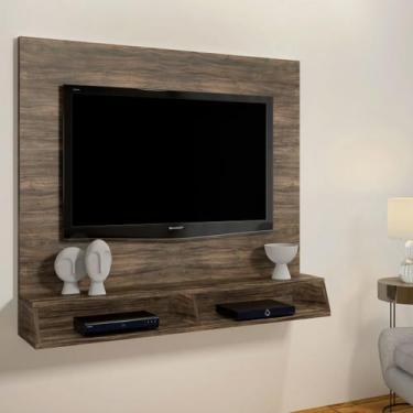 Imagem de Painel de Parede Rack para TV com Nicho Quarto Sala - Full Economize, 