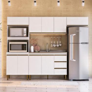 Imagem de Cozinha Completa Margarida 9 pt 3 gv Branca