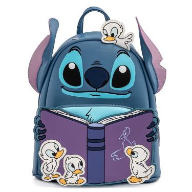 Imagem de Mochila Loungefly Lilo & Stitch Story Time Blue para mulheres