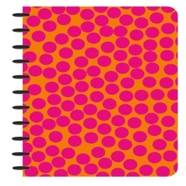 Imagem de Caderno Smart Dots Confetti – 72 folhas 90 g/m², capa PP 0,70 mm, espiral