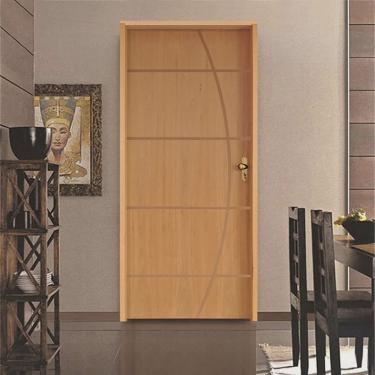 Imagem de Kit Porta de Madeira 210x72cm Batente 11cm Fechadura Taco de Golf Belissima 5 Hale Esqu...