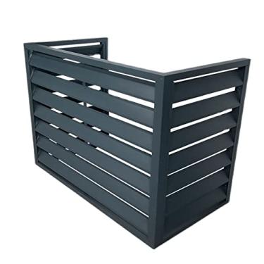 Imagem de Cobertura de ar condicionado Mini Split para unidade exterior, cobertura de alumínio para ar condicionado e bomba de calor, cobertura para unidade exterior de ar condicionado, à prova de pó