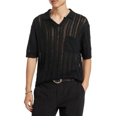 Imagem de John Varvatos Odin masculino, Preto, GG