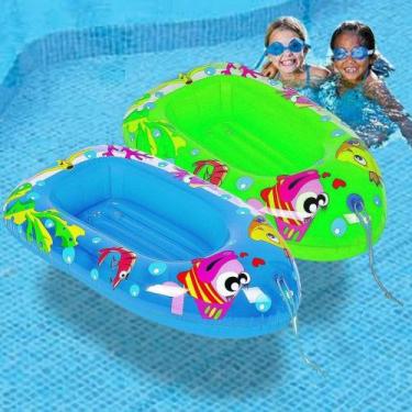 Imagem de Bote Inflável Barco Bóia Piscina Barco de Praia Brinquedo - Sun Way