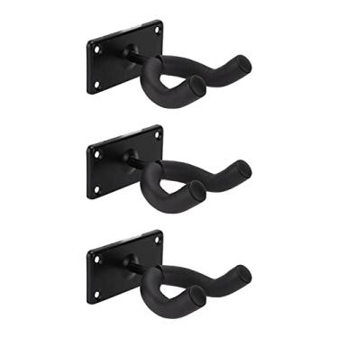 Imagem de Cabide de guitarra, suporte de guitarra 3 unidades para baixo para guitarra para bandolim para banjo