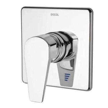 Imagem de Kit 3 Acabamento Monocomando De Chuveiro Lift e 3 Base Para Chuveiro 3/4 Docol