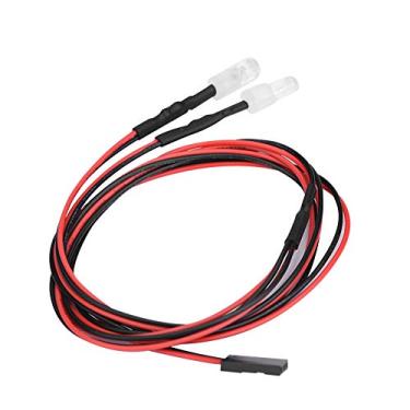 Imagem de Luzes de LED de Carro RC, 2pcs Faróis 5mm Acessório RC Luzes LED LED Car RC Down Light RC Farol Com Luz LED RC para 1/10 Modelo Drift Car Veículo (Luz 10)