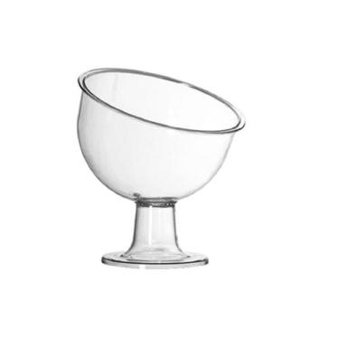 Imagem de Taça Inclinada Doceira Boca Torta com Pedestal Pequena 400ml - Três Tr