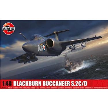 Imagem de Airfix Blackburn Buccaneer S 2C/D 1:48 Military Aviation Plastic Model Kit A12012
