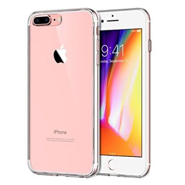 Imagem de Capa Vultic para iPhone 7 Plus/8 Plus – TPU macio e fino [transparente] capa traseira transparente protetora para Apple iPhone 7 Plus e iPhone 8 Plus (transparente)