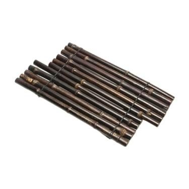 Imagem de Bothyi Sushi Servando bandeja de sushi Platter Bamboo Forma de Servo Sashimi Stand para Cupcakes Cookies Sandwiches Kitchen Desktop, L