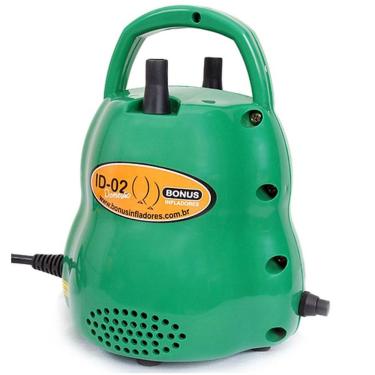 Imagem de Inflador De Balões Bônus 2 Bicos Doméstico Verde Id-02  110v