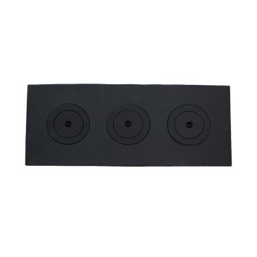 Imagem de Chapa Redução Em Ferro Para Fogão A Lenha 3 Furos 117X50Cm