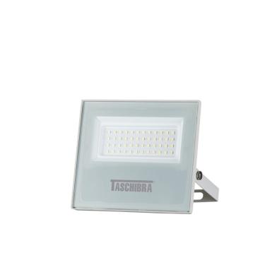 Imagem de Refletor Tr Led 50w Slim Branco - Taschibra Verde