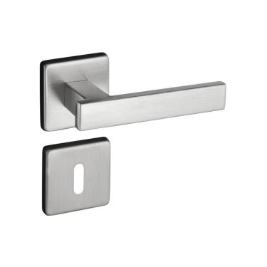 Imagem de Fechadura 408 Roseta Quadrada Máquina 55 Cromo Acetinado Interna Pado