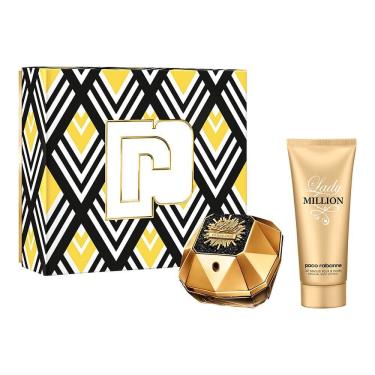 Imagem de Kit Rabanne Lady Million Fabulous - Eau De Parfum 80ml + Body Lotion 100ml