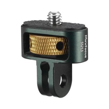 Imagem de Adaptador de Tripé de Alumínio 1/4"-20 para GoPro 12/11/10/9/8 e Insta