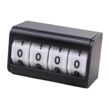 Imagem de Vaveren Placar de bilhar, contador de pontos, mini marcador de pontos multiuso para competição, vôlei, educação física, atividades em sala de aula, futebol, Preto