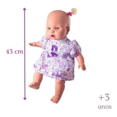 Imagem de Boneca Judy Faz Sons De Bebe Fofinha E Cheirosa + Acessórios - Napoles