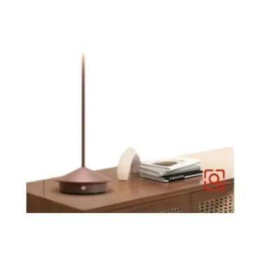 Imagem de Lâmpada De Mesa LED Regulável Tricolor Com Formato De Cogumelo, Luz De