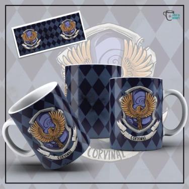 Imagem de Kit 4  Canecas Porcelana Casas Harry Potter - Print to start
