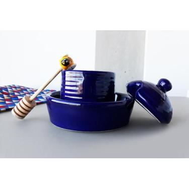 Imagem de Pote Mel Cobalto - Ordalha