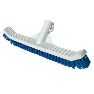 Imagem de Escova Curva Limpeza Piscina Vinil Fibra Alvenaria