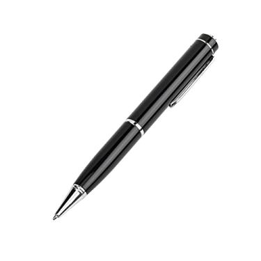 Imagem de Qudai Caneta Gravadora de Voz Digital Dispositivo de Gravação de Ditafone Ativado por Áudio Leitor de Música Profissional com Cabo USB Tampão de Ouvido para Entrevista de Reunião de Classe de Palestra