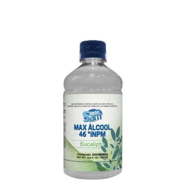 Imagem de ÁLCOOL PERFUMADO 46 INPM EUCALIPTO 500ml - MAX ÁLCOOL - DOCTOR SAM