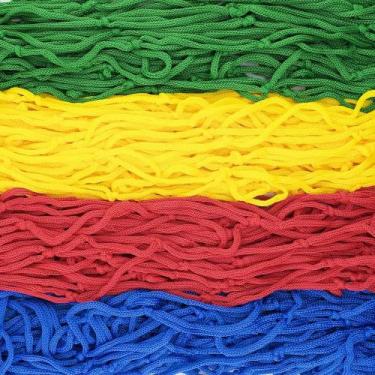 Imagem de Rede Colorida Tela Proteção Cama Elástica Pula Pula 1,83m - Orbitoys