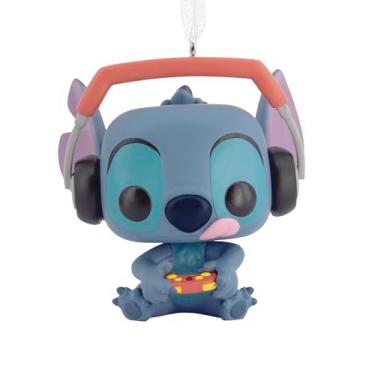 Imagem de Hallmark Disney Stitch Gamer Stitch Funko POP! Enfeite de Natal, presentes de cultura pop