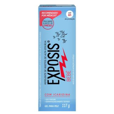 Imagem de Repelente Exposis Bebê Gel 117ml