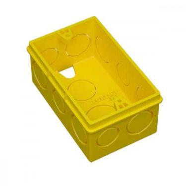 Imagem de Caixinha Luz Amarela Fortlev 4X2 - Kit C/20 Unidades