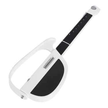 Imagem de Guitarra Inteligente Sem Cordas C1, Guitarra Dobrável Automática Com Bolsa de Armazenamento para Viagem para Banda de um Homem, para Adultos e Adolescentes (WHITE)