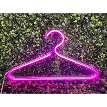 Imagem de Letreiro Luminoso Led Neon Cabide Elegante P/decoração - Comercial Luv