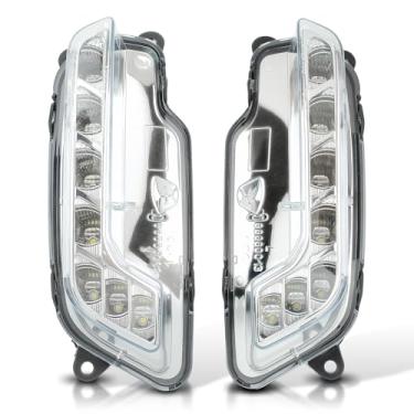 Imagem de AUTOKAY Luzes de neblina LED DRL para Mercedes Benz E350 E550 E26 AMG 2010-2016