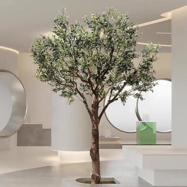 Imagem de DIHRVTHC Árvore de cerejeira artificial com base em vaso estável – planta Sakura de seda sintética para fácil colocação em entradas de casa, decoração de shopping ou áreas de recepção de eventos (2 m)