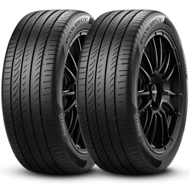 Imagem de Kit 2 Pneu Aro 16 195/55R16 Pirelli 87V TL Powergy