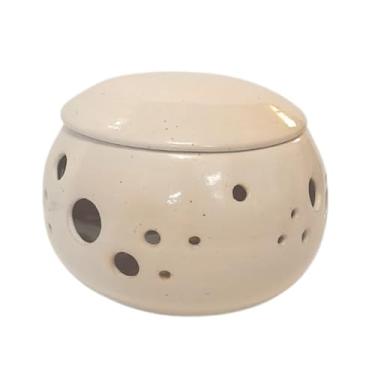 Imagem de Porta Alho Artesanal em Cerâmica Adma Corá Seda