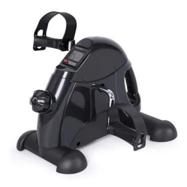 Imagem de Mini Bicicleta Ergométrica Bike para Fisioterapia c/Monitor Portátil Cicloergometro para Idoso Exercício