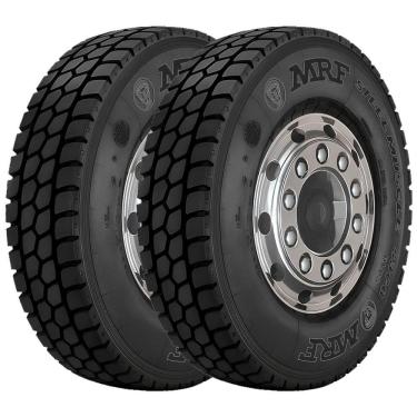 Imagem de Pneu MRF 295/80 R22.5 Steel Muscle Plus S3C8 152/149M 16PR Borrachudo Kit2