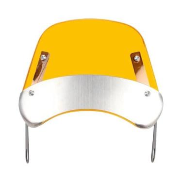 Imagem de Pára-brisa defletor de vento para farol de motocicleta universal para 