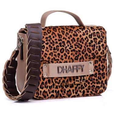 Imagem de Bolsa Feminina Animal Print Alça Lateral Trabalhada - Dhaffy Bolsas, N