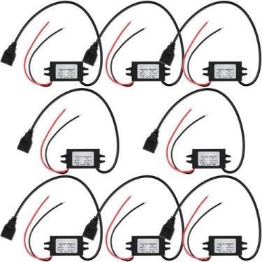 Imagem de Conversor DC para DC Buck Module 12V a 5V 3A 15W (8 peças) - Weewooday