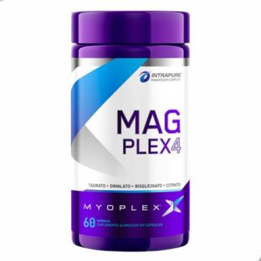 Imagem de Magnesio Dimalato Mag Plex4 60 Capsulas Myoplex, Natural