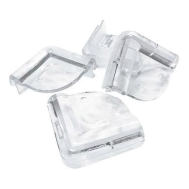 Imagem de Kit 4 Protetores Silicone P/ Quinas Cantos Cantoneira Clink - EMBRALUM