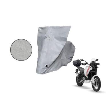 Imagem de Capa Protetora Moto Ducati Desert X  com Baú Cinza - Kahawai, cinza