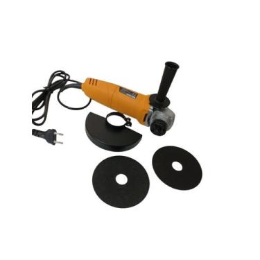 Imagem de ESMERILHADEIRA ANGULAR 5 POL600W 127V LITH c/ 8 DISCOS CORTE, 110V