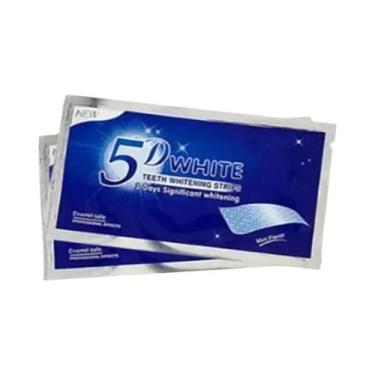 Imagem de Kit De Limpeza Dental Com Fitas Clareadoras De Dentes 5D Com Aroma De 